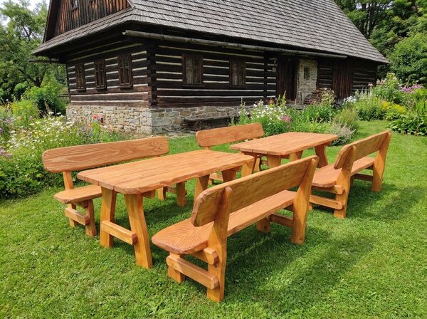 Zahradní set PHILOS moření m1 Přírodní rozměry m1 150 cm