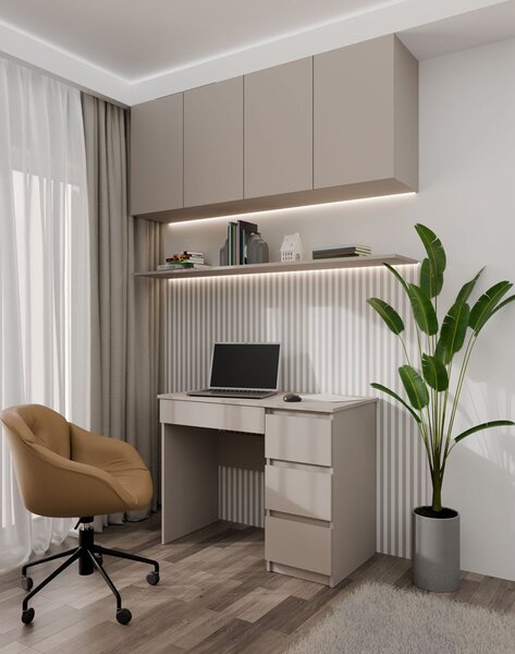 PC stolek Morin 1 (světlohnědá) (P). Akce -18%