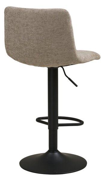 Béžová čalouněná barová židle s nastavitelnou výškou (výška sedáku 61 cm) Middelfart – House Nordic