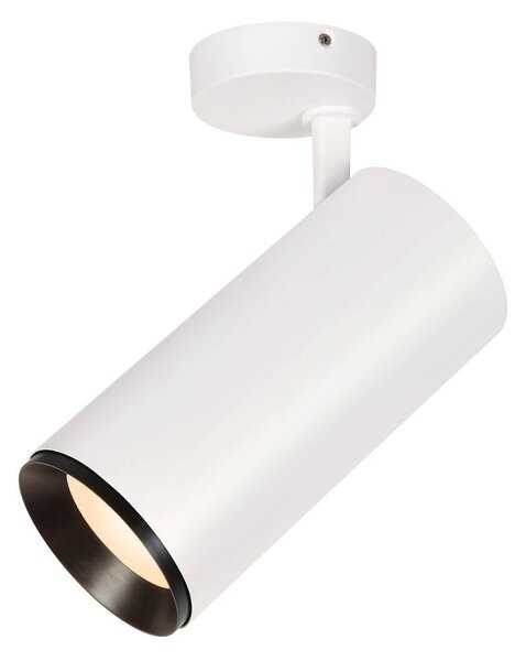 LA 1006094 NUMINOS® XL SPOT PHASE přisazené stropní svítidlo bílé/černé 36 W 3000 K 60° - BIG WHITE (SLV)