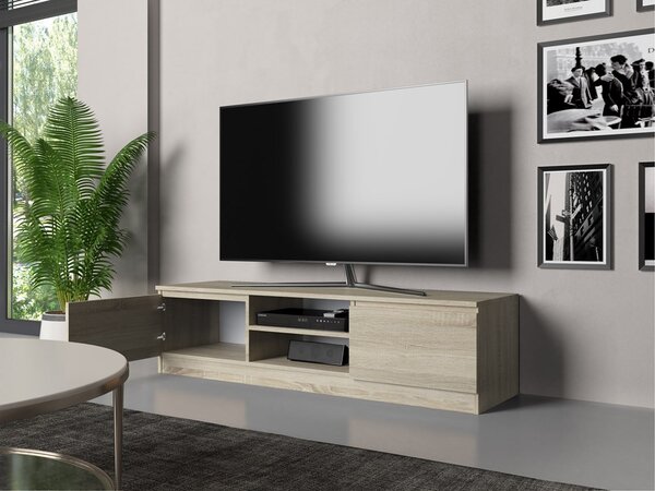 TV skříňka Musecalo 140 (dub sonoma). Akce -22%