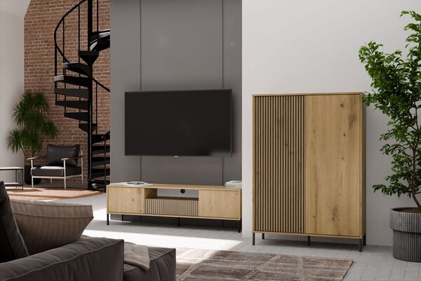 Skříňka Kamarussa Slim 3 (dub artisan). Akce -20%