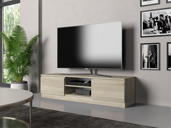 TV skříňka Musecalo 140 (dub sonoma). Akce -22%