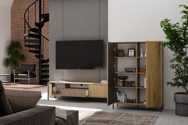 Skříňka Kamarussa Slim 3 (dub artisan). Akce -20%