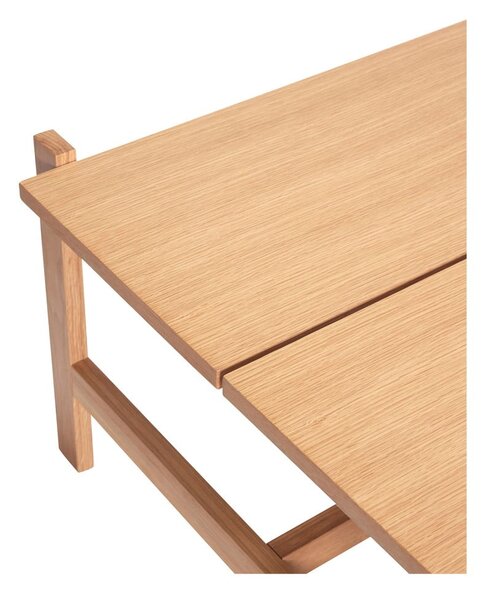 Konferenční stolek s deskou v dubovém dekoru v přírodní barvě 80x80 cm Dash – Hübsch