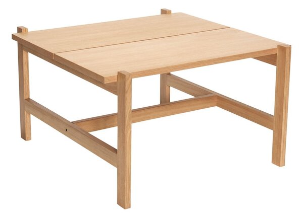 Konferenční stolek s deskou v dubovém dekoru v přírodní barvě 80x80 cm Dash – Hübsch
