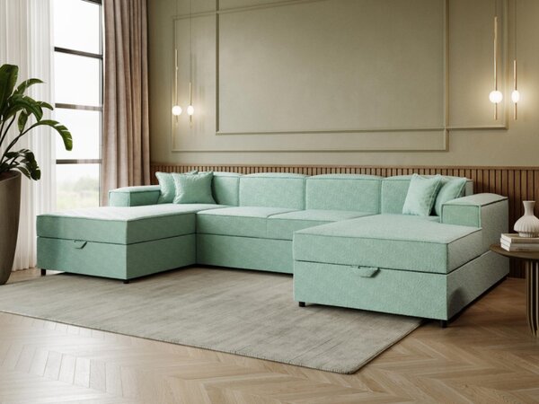 Rohová sedací souprava Sokoz U Boucle, Potahy: Coral 65 5903211417504