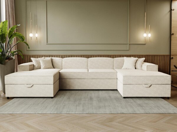 Rohová sedací souprava Sokoz U Boucle, Potahy: Coral 65 5903211417504