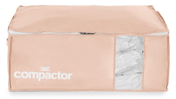 Vakuový plastový úložný box na oblečení 65x45x27 cm Pink Edition – Compactor