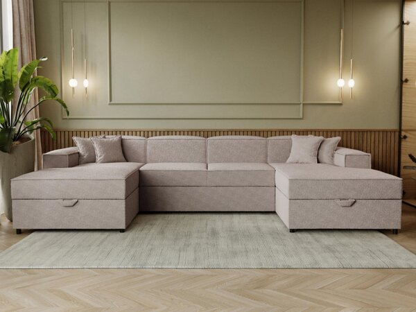 Rohová sedací souprava Sokoz U Boucle, Potahy: Coral 65 5903211417504