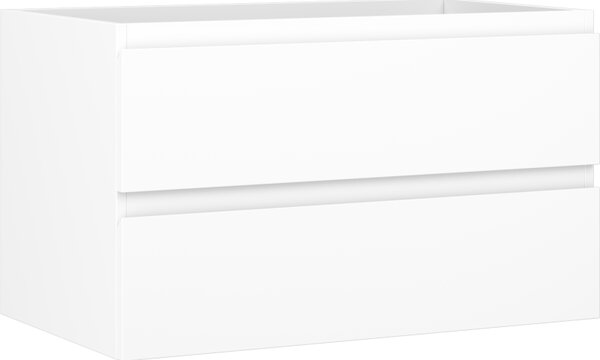 Mexen Orio, koupelnová skříňka 80 cm, 2 zásuvky, bílá matná, 91A10-08047-2-BFF01