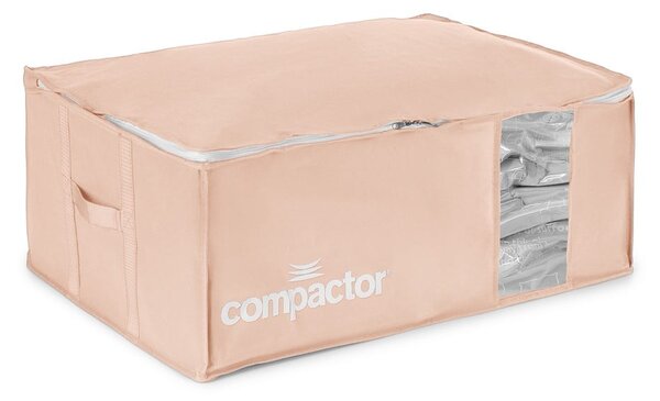 Vakuový plastový úložný box na oblečení 65x45x27 cm Pink Edition – Compactor