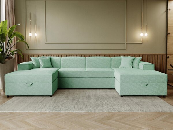 Rohová sedací souprava Sokoz U Boucle, Potahy: Coral 65 5903211417504