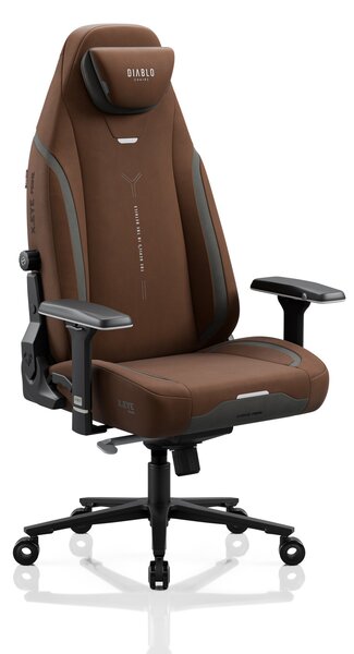 Herní židle textilní hnědá, Normal: Diablo X.Eye Prime Cinnamon Brown