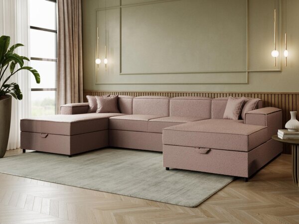 Rohová sedací souprava Sokoz U Boucle, Potahy: Coral 65 5903211417504
