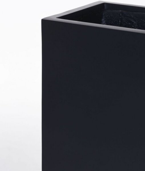 Dělící květináč ELEMENTO, sklolaminát, šířka 117 cm, antracit