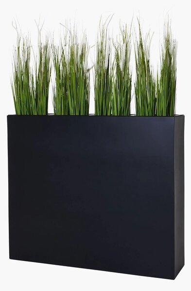 Dělící květináč ELEMENTO, sklolaminát, šířka 117 cm, antracit