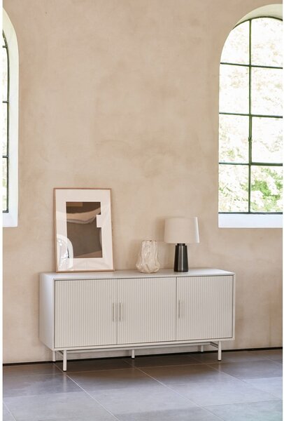 Šedá komoda 160x75x45 cm Palma – Unique Furniture