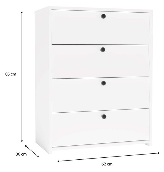 Botník (skříňka na boty) Lentos 1 (bílá). Akce -20%