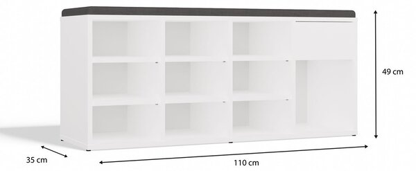 Botník Telos 1 (bílá). Akce -20%