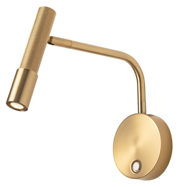 Redo Nástěnné LED svítidlo DRILL, 8W, v. 22 cm, CRI90, stmívatelné Barva: Černá, Barva světla: 2700K