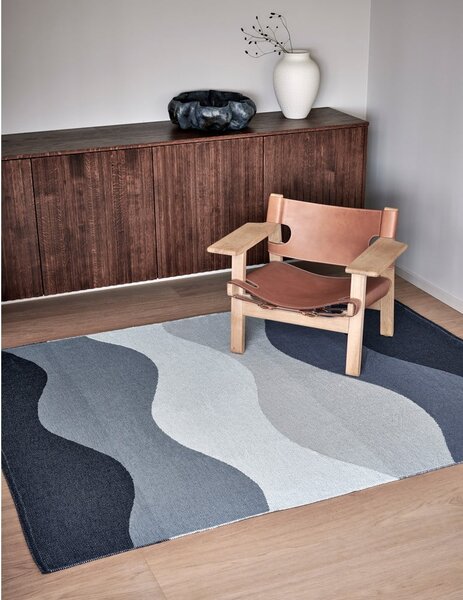 Modrý vnitřní a venkovní běhoun 70x300 cm Urvi Water – Pappelina
