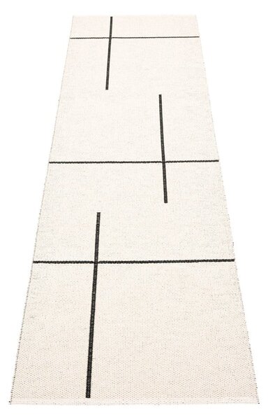 Černý vnitřní a venkovní běhoun 70x270 cm Fred Black – Pappelina