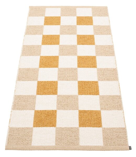 Okrově žluto-béžový vnitřní a venkovní běhoun 70x160 cm Pix Vanilla Ochre – Pappelina