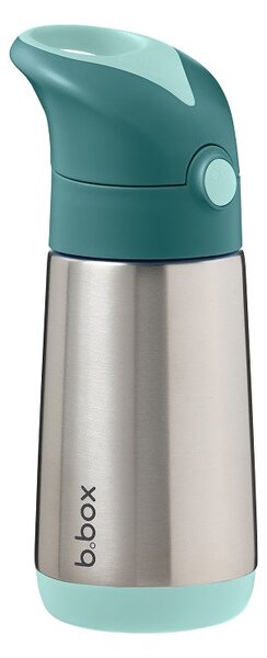 Termoska na pití s brčkem, 350ml, b.box, emerald forest
