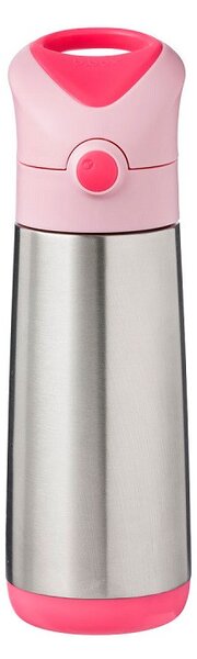 Termoska s brčkem, 500ml, b.box, flamingo fizz