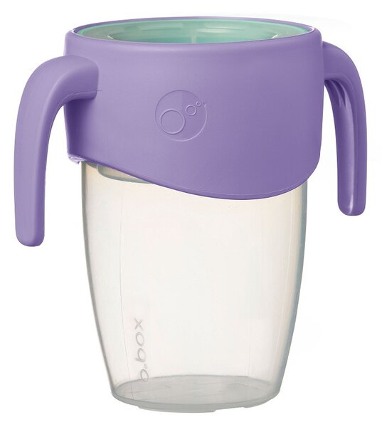 Netekoucí učicí hrneček 360°, 250ml, b.box, lilac pop