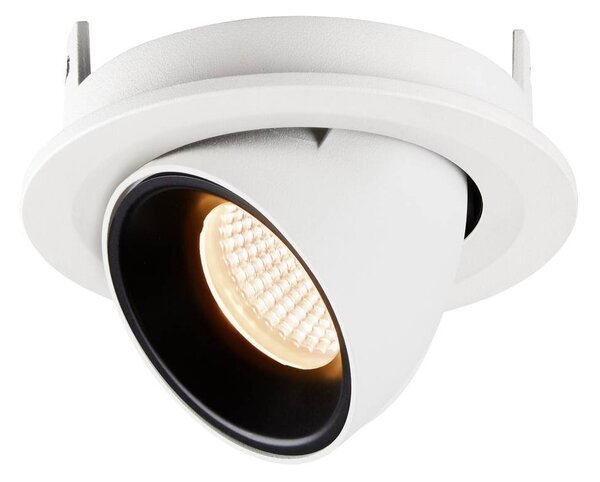 LA 1005879 NUMINOS® GIMBLE S zápustné stropní svítidlo bílé/černé 2700 K 40° - BIG WHITE (SLV)