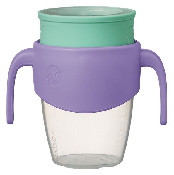 Netekoucí učicí hrneček 360°, 250ml, b.box, lilac pop