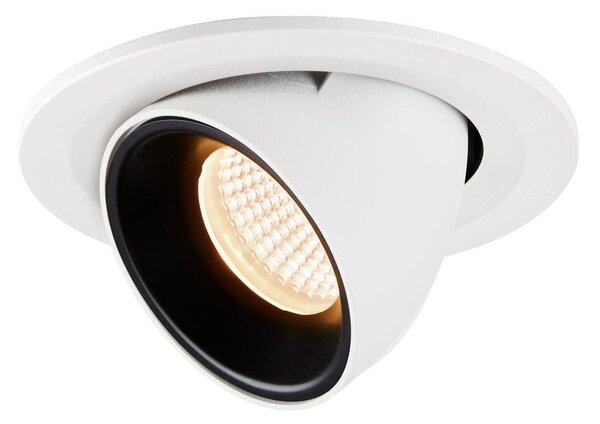 LA 1005879 NUMINOS® GIMBLE S zápustné stropní svítidlo bílé/černé 2700 K 40° - BIG WHITE (SLV)