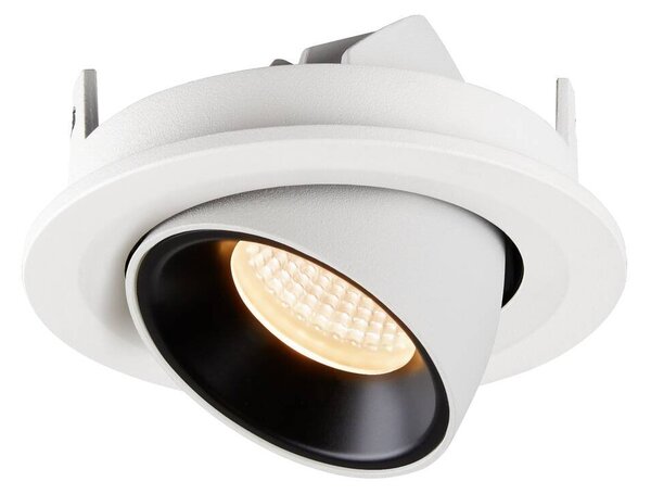 LA 1005879 NUMINOS® GIMBLE S zápustné stropní svítidlo bílé/černé 2700 K 40° - BIG WHITE (SLV)