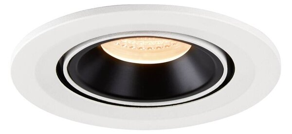 LA 1005879 NUMINOS® GIMBLE S zápustné stropní svítidlo bílé/černé 2700 K 40° - BIG WHITE (SLV)