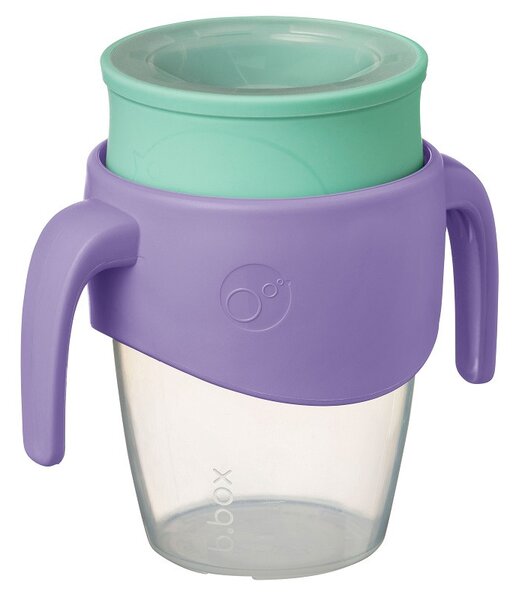 Netekoucí učicí hrneček 360°, 250ml, b.box, lilac pop