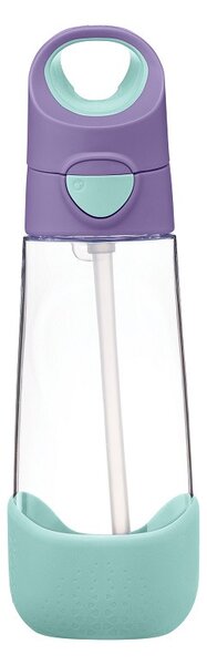 Láhev na pití s brčkem, 450ml, b.box, lilac pop