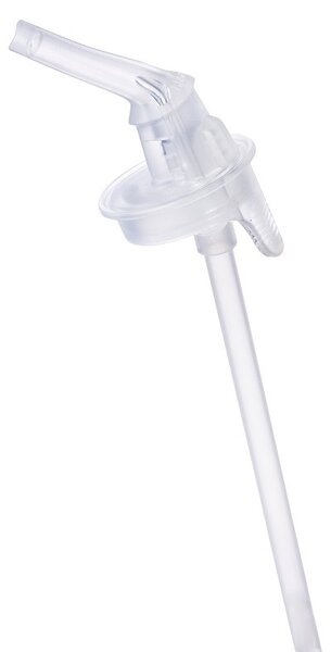 Láhev na pití s brčkem, 450ml, b.box, růžovo/oranžová