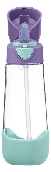 Láhev na pití s brčkem, 450ml, b.box, lilac pop