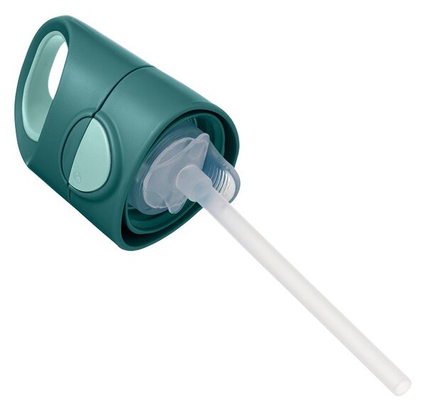 Láhev na pití s brčkem, 450ml, b.box, emerald forest