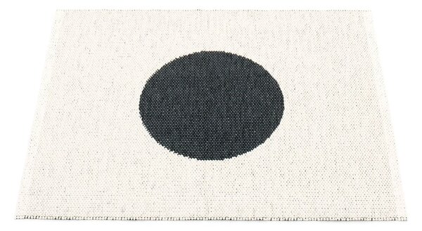 Černo-bílý vnitřní a venkovní koberec 70x90 cm Vera Black – Pappelina