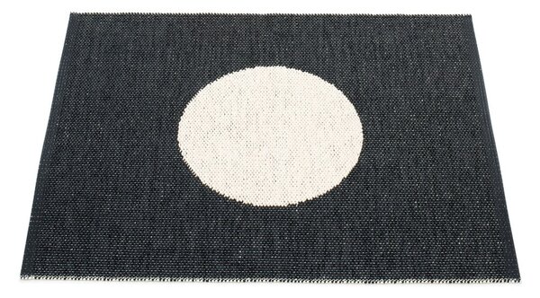Černo-bílý vnitřní a venkovní koberec 70x90 cm Vera Black – Pappelina