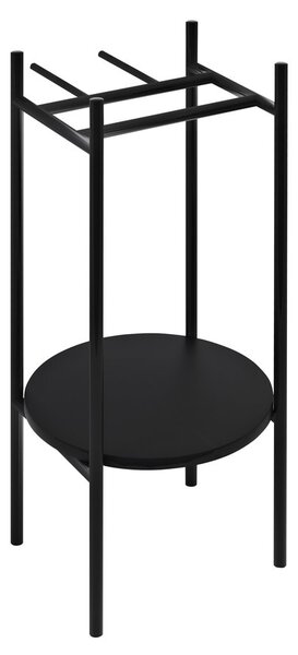Sapho Sapho, PUNO podstavec pod umyvadlo 375x830x448xmm, černá, SKA380-2