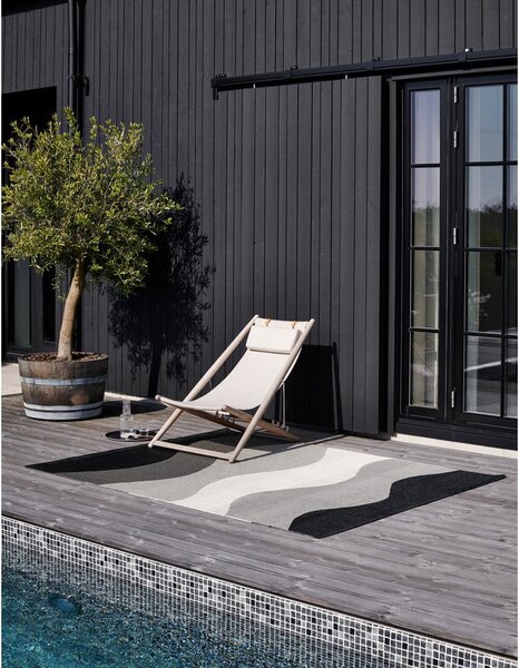 Šedý vnitřní a venkovní běhoun 70x300 cm Urvi Metal – Pappelina
