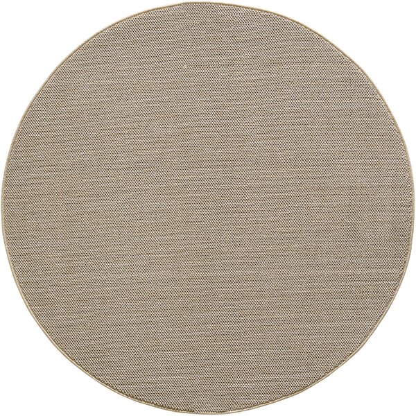 Ayyildiz, Kusový koberec Loom 4300 Beige kruh, 120x120 (průměr) kruh, béžová, obývací pokoj