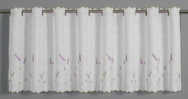 Bílá záclona 135x45 cm Lavender – Sehlbach