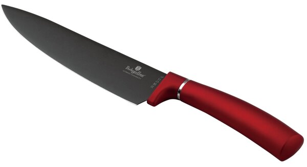 Sada nožů s nepřilnavým povrchem 4 ks Burgundy Metallic Line
