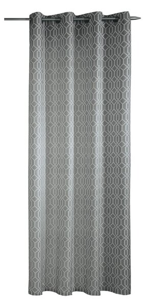Šedý závěs 135x245 cm Dekor – Sehlbach