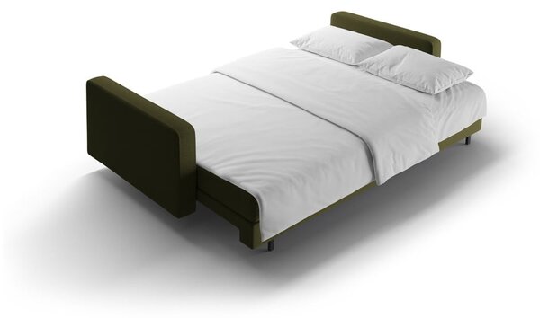 Zelená rozkládací/s úložným prostorem pohovka 222 cm Bali – Cosmopolitan Design